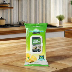 Lingettes humides au parfum de citron de marque personnalisée 99% élimination efficace des résidus de graisse sans bactéries avec logo personnalisé - Product Image 1