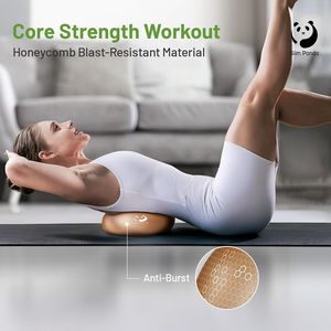 9 Inch Small Pilates Ball Anti-Burst Yoga Stability Workout Ball Core Strength <b>Physical</b> Therapy Exercise Tool Barre Core - Product Image 3