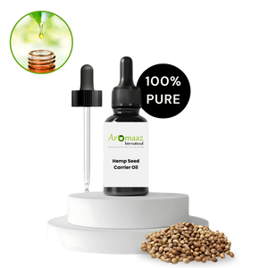Aromaaz International Aceite de Semillas de Cáñamo Virgen 100% Puro y Natural Prensado en Frío, Aceite Portador para el Cuidado de la Piel, Antienvejecimiento, Hidratación y Reparación - Product Image 2