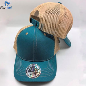 Custom Logo 5-Panel Trucker Mesh Back Baseball Hat Adjustable Snapback Breathable Sports Casual Fashion Travel Wear OEM Services - Product Image 2