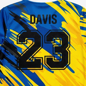 Vêtements de sport d'équipe de haute qualité, uniforme de football imprimé, impression numérique, respirant, 100% polyester, dernier design, prix bas, service OEM - Product Image 6
