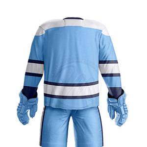 Ice Hockey Uniform 100% Polyester Sports Wear Team Jersey Ice Hockey Uniform <b>Top</b> Quality Ice Hockey Uniform - Product Image 6