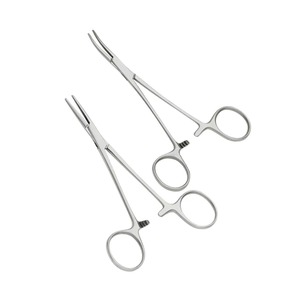 Pinzas Hemostáticas Halsted de Acero Inoxidable 140mm 13-038-140, Instrumento Quirúrgico Manual de Precisión para Cirugía ORL - Product Image 1