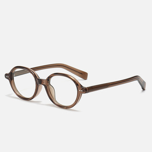 Lmamba LY2310 Nouvelles Lunettes de Vue Unisexe Tendance Vintage de Haute Qualité avec Monture Ovale en Acétate et Logo Personnalisé pour Femmes et Hommes - Product Image 5