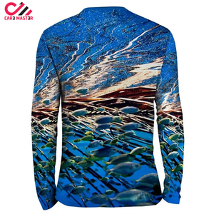Chemises de pêche personnalisées en sublimation, meilleur matériau, haute qualité, logo de marque personnalisé, chemises de pêche élégantes, faible MOQ. - Product Image 5
