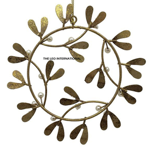 Highest Quality Christmas Ornament Star Shape Christmas <b>Wreaths</b> Iron <b>Frame</b> Blank Sublimation Easter Festival Gifts - Product Image 3
