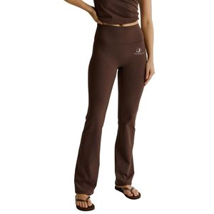 Leggings de yoga évasés tendance pour femmes, pantalon de fitness taille haute extensible, collant respirant pour l'entraînement, confortable pour la gym - Product Image 1
