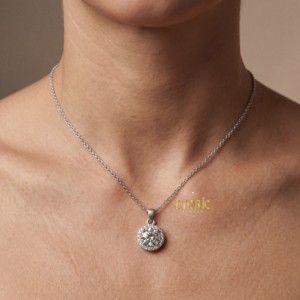 Luxury Forever Symbol Diamond Pendant Necklace Gold Plated for Women Engagement Bridal Anniversary Party Fashion Jewelry - Product Image 6
