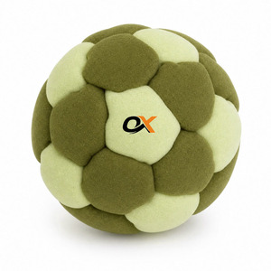 Oxva Industries Premium Brown Suede <b>Hacky</b> <b>Sack</b> Ball-Lightweight Eco-Friendly High Quality Soft Juggling Ball for All Ages - Product Image 5
