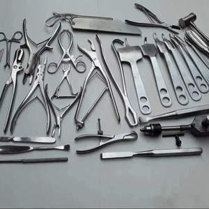Orthopedic Retractor <b>Bone</b> Drill <b>Saw</b> Instrument Set 29 Pcs Manual Stainless Steel Trauma Surgery Surgical Kit CE Certified - Product Image 1