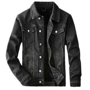 Conjunto de Ropa Exterior para Hombre de Invierno, Estilo Hip Hop, Transpirable, 100% Algodón, Personalizable, Chaqueta y Pantalones de Mezclilla, Venta al Por Mayor, Calidad Premium - Product Image 2