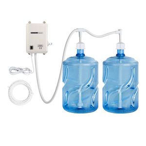Système de pompe à eau électrique portable automatique 2x5 gallons, distributeur d'eau à double tuyau pour bouteilles et bidons - Product Image 1