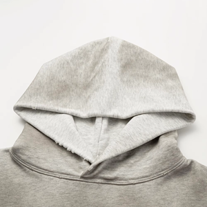 Sudadera con Capucha para Hombre, 100% Algodón, Corte Holgado, Estilo Vintage, Lavado Desgastado con Detalles de Borde Crudo - Product Image 5