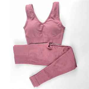 Conjunto de Yoga de Verano Personalizado de Alta Calidad para Mujer, Talla Grande, con Cinturón de Encaje Lavado, Ropa Deportiva para Gimnasio, Fitness y Running - Product Image 6