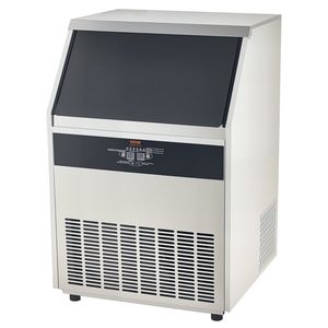 Commercial Kitchen Equipment 440lbs/24H <b>Ice</b> <b>Maker</b> <b>Machine</b> 130lbs Storage Capacity 160 <b>Ice</b> <b>Cubes</b> 15 Minutes LED Digit Display - Product Image 1