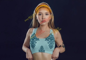 Vente en gros Pantalons et leggings personnalisés à taille haute conçus avec des impressions de sublimation Leggings de fitness parfaits pour les femmes - Product Image 5