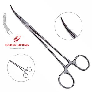 Pinzas Adson para arterias, con patrón delicado, fuertes y curvadas, para tejido quirúrgico, de acero inoxidable, instrumento médico quirúrgico - Product Image 1