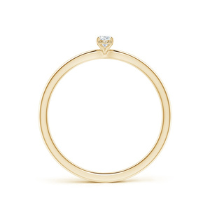 Anillo de Compromiso Solitario de Diamante Cultivado en Laboratorio con Corte Pera Vintage de Lujo, Certificado IGI, Oro de 10K, 14K, 18K, Plata 925, 935 - Product Image 4