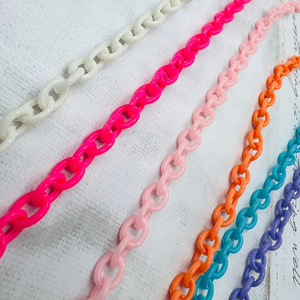 Moderno Modelo de Cadena de Resina Decorativa Hecha a Mano Personalizable para Decoración de Interiores, Exhibición de Mesa y Pared, Precio Bajo y Económico - Product Image 1