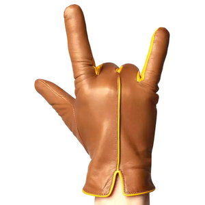 fashion leather <b>gloves</b> genuine leather winter warm stylish women <b>men</b> fashion leather <b>gloves</b> soft leather winter warm - Product Image 2