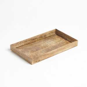 Eco-Friendly <b>Walnut</b> Wooden Rectangle Serving Plate Custom Sizes Laser Logo Modern Luxury Dishwasher Safe Home Party-for <b>Coffee</b> - Product Image 1