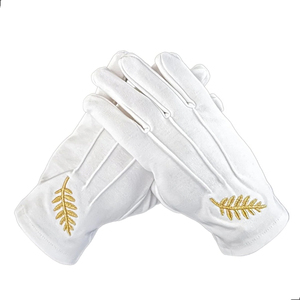 Gants d'hiver maçonniques en coton blanc de haute qualité pour le ski et les sports quotidiens - Product Image 4