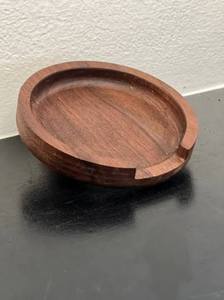 Support à cuillère en bois écoresponsable fait main pour comptoir de cuisine, repose-cuillère en bois naturel, compatible lave-vaisselle, organisateur d'ustensiles de cuisine - Product Image 1