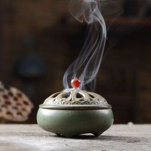 Brûleur à bakhoor vintage en métal de luxe, porte-encens décoratif pour parfum d'oud, décoration intérieure. - Product Image 3