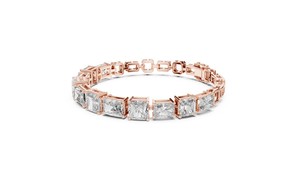Pulsera de Diamantes Cultivados en Laboratorio con Corte Radiante y Esmeralda, Oro Sólido de 14K IGI, para Boda o Compromiso, OEM/ODM Disponible - Product Image 1