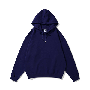 Sweat-shirt unisexe surdimensionné sans poches avec capuche à cordon réglable, épaules tombantes et poignets côtelés - Product Image 2