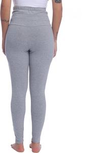 เลกกิ้งผ้าฝ้ายสำหรับหญิงตั้งครรภ์ เอวสูง รองรับหน้าท้องเต็มแผ่น ยืดหยุ่น ระบายอากาศได้ดี เป็นมิตรกับสิ่งแวดล้อม เนื้อผ้านุ่ม เหมาะสำหรับโยคะช่วงตั้งครรภ์ - Product Image 5