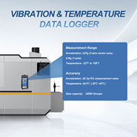 Monitor de Vibración y Aceleración de 3 Ejes Tzone TDL06, Registrador de Datos de Transporte con Medición Automática de Temperatura en PDF para Logística y Entrega