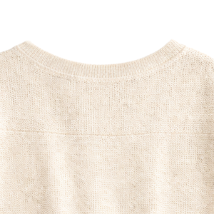 Suéter de punto metálico para mujer, manga corta, cuello en V, brillante, informal, holgado, transpirable, a la moda, para verano - Product Image 5