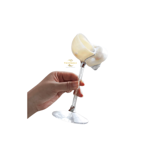 Precio al por mayor Vietchoice: Vaso de concha de lujo ecológico hecho a mano, vajilla natural para vino, hecho en Vietnam 2026 Phoebe - Product Image 5