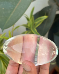 Piedra de Cuarzo Transparente Natural, Ovalada, Pulida, para Sanación, Meditación, Decoración del Hogar, Regalo - Product Image 1