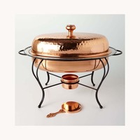 Prachtig design, hoge kwaliteit gepolijste roestvrijstalen voedselwarmer, chafing dish deksel, op maat gemaakte milieuvriendelijke buffetserver, 100 stuks