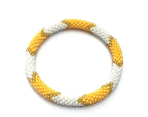 Classic Design High Quality Beautiful Handmade Trendy Crochet <b>Needle</b> Glass <b>Beads</b> Women's Bracelets from Nepal Exporter - Product Image 1