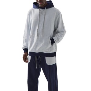 Nouveau survêtement décontracté à capuche en coton imprimé 400 g/m² de haute qualité pour homme, idéal pour l'hiver, en molleton, faible MOQ - Product Image 4