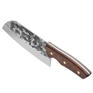 Couteau de cuisine traditionnel japonais de haute qualité, forgé à la main, en acier 5cr15, couteau à fileter la viande avec manche en bois - Product Image 2