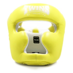Twins Purple PU Boxing Head Guard Full Face Protective Training Equipment Adjustable Lace-Up Design Unisex - Product Image 6
