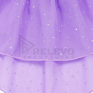 Justaucorps de gymnastique et de ballet pour filles, manches longues, haute qualité, avec jupe en tulle, tenue de spectacle, vêtements de danse - Product Image 6