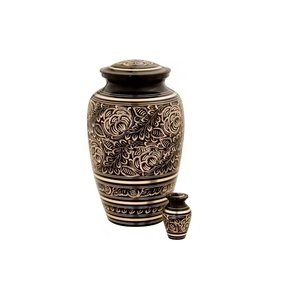 Beautiful Design Brass Adult Cremation Urns for Ashes Handmade Urns Funeral Urns Burial Urns Human <b>Memorial</b> Urns - Product Image 3
