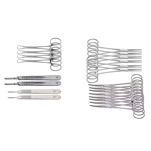 Kit d'outils chirurgicaux généraux pour appendicectomie et interventions abdominales mineures Azicon : rétracteurs, pinces, ciseaux - Product Image 3
