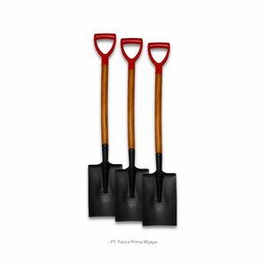 Pala de Jardín Cuadrada de Acero de Alta Resistencia con Mango de Madera Dura, Herramienta de Excavación para Agricultura, Fabricante OEM - Product Image 4