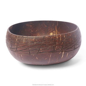 Cuenco de madera tallado a mano de calidad superior grande de la marca Hathai, cuenco de madera de nuevo diseño para envasado de alimentos, fábrica desechable - Product Image 3