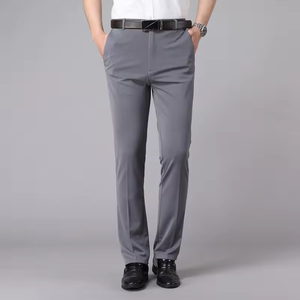 Pantalones de Vestir de Pana de Poliéster y Algodón para Hombre, Corte Regular, Ligeros, Estilo Urbano, Casual de Oficina, Venta al por Mayor 2026 - Product Image 6