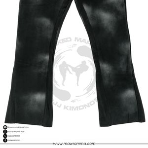 Pantalones Anchos de Felpa 100% Algodón con Logotipo Personalizado, Transpirables, de Secado Rápido, con Efecto Desgastado por el Sol, Pantalones Deportivos Bordados para Hombre - Product Image 4