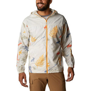 Veste à capuche pour homme en polyester 100%, imperméable, coupe-vent, à séchage rapide, avec impression numérique, écologique, pour la course à pied en hiver - Product Image 1