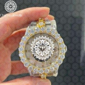 Charm Jewells Montre de luxe vintage pour homme en acier inoxydable, boîtier de 40 mm, mouvement mécanique, cristal saphir lumineux, 10 bars, 20 mm - Product Image 6