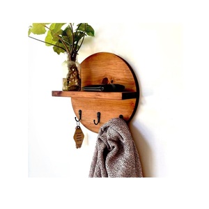 Wooden <b>Key</b> <b>Hook</b> Distinguished Interior Storage Companion Intended to Elevate Everyday Living with Stylish <b>Wall</b> Placement - Product Image 5